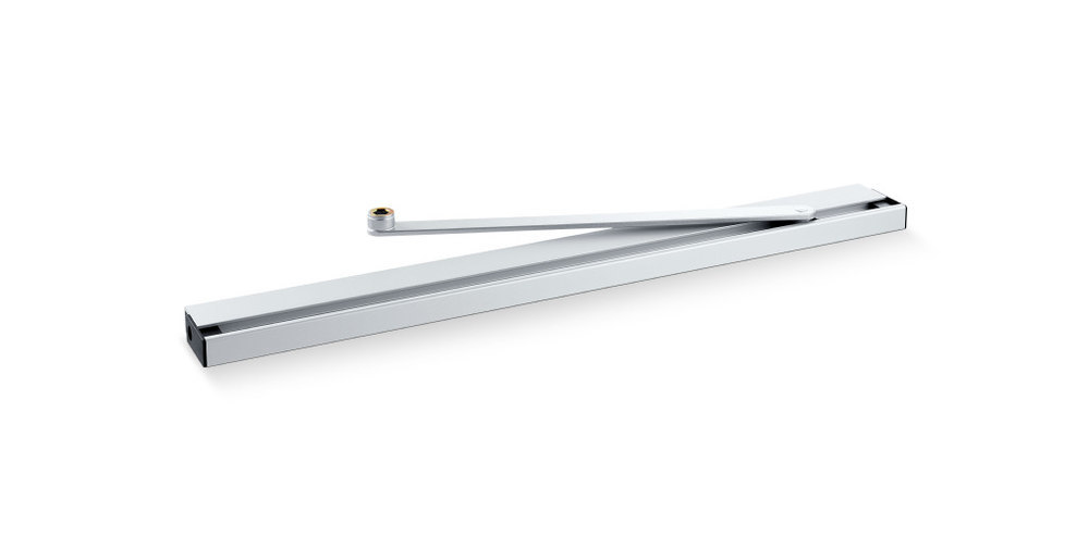 GEZE Gleitschiene ECturn BS,415mm,silberfarbig eloxiert 135117
