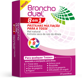 Bronchodual 8 em 1 Pastilhas