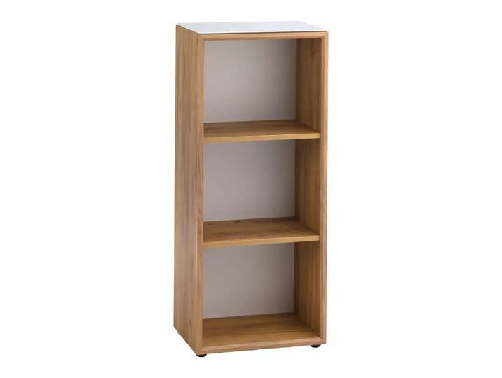 Aktenregal Novara, Johann Jakob, weiss/eichefarbig, Holzwerkstoff