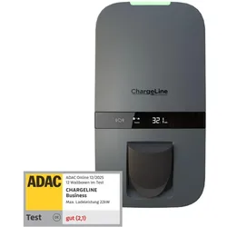 ChargeLine, Elektroauto Ladestation, 22kW Business Wallbox (Typ 2, 22 kW)