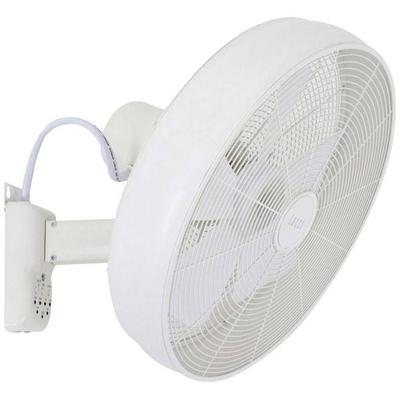 Lucci AIR Breeze Wandventilator 50W (Ø) 460mm Weiß Schwenkbar