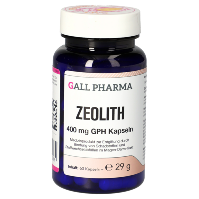 Hecht-Pharma GmbH ZEOLITH 400 mg GPH Kapseln 60 St 08429932