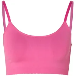 Tchibo - Seamless-Bustier mit Spitze - Damen - Gr. L - pink