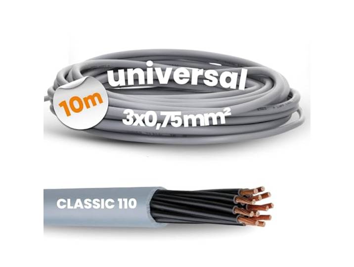 Lapp 1119803 Ölflex Classic 110 Stuurkabel 3x0,75 mm², 10m PVC Kabel