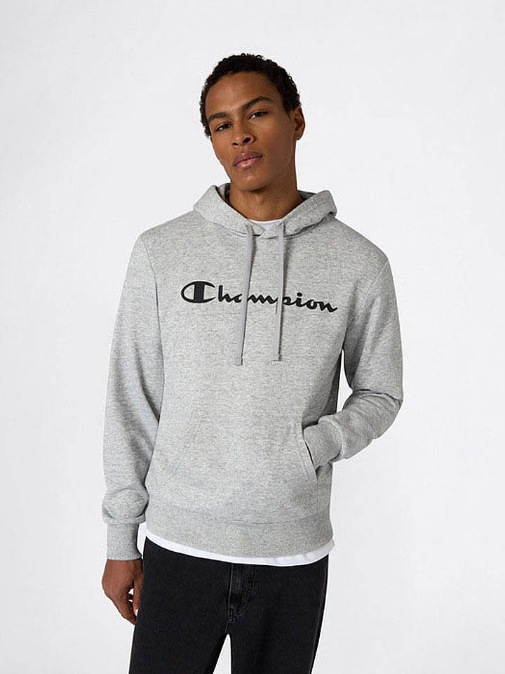 Champion Hoodie in Grau - L