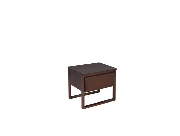 Beliani - Table de nuit en bois huilé couleur naturelle GIULIA