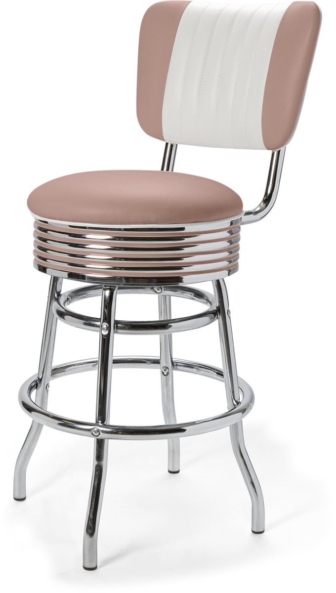 Palace Barstool Backrest CB 66 Chrome