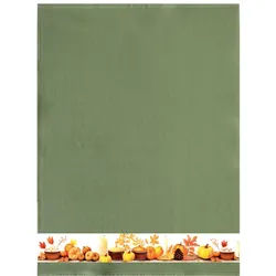 framsohn Geschirrtuch Waffel 'Kürbiskuchen' 50 x 70 cm Grün