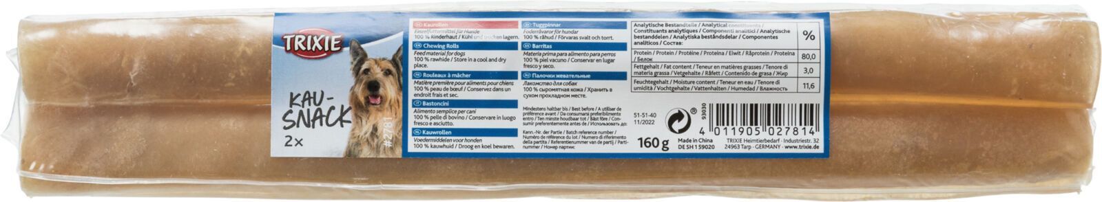 TRIXIE Kaurollen, 2 × 80 g