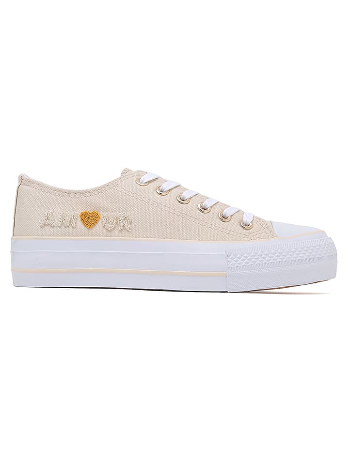 Sixth Sens Sneakers in Beige - 39