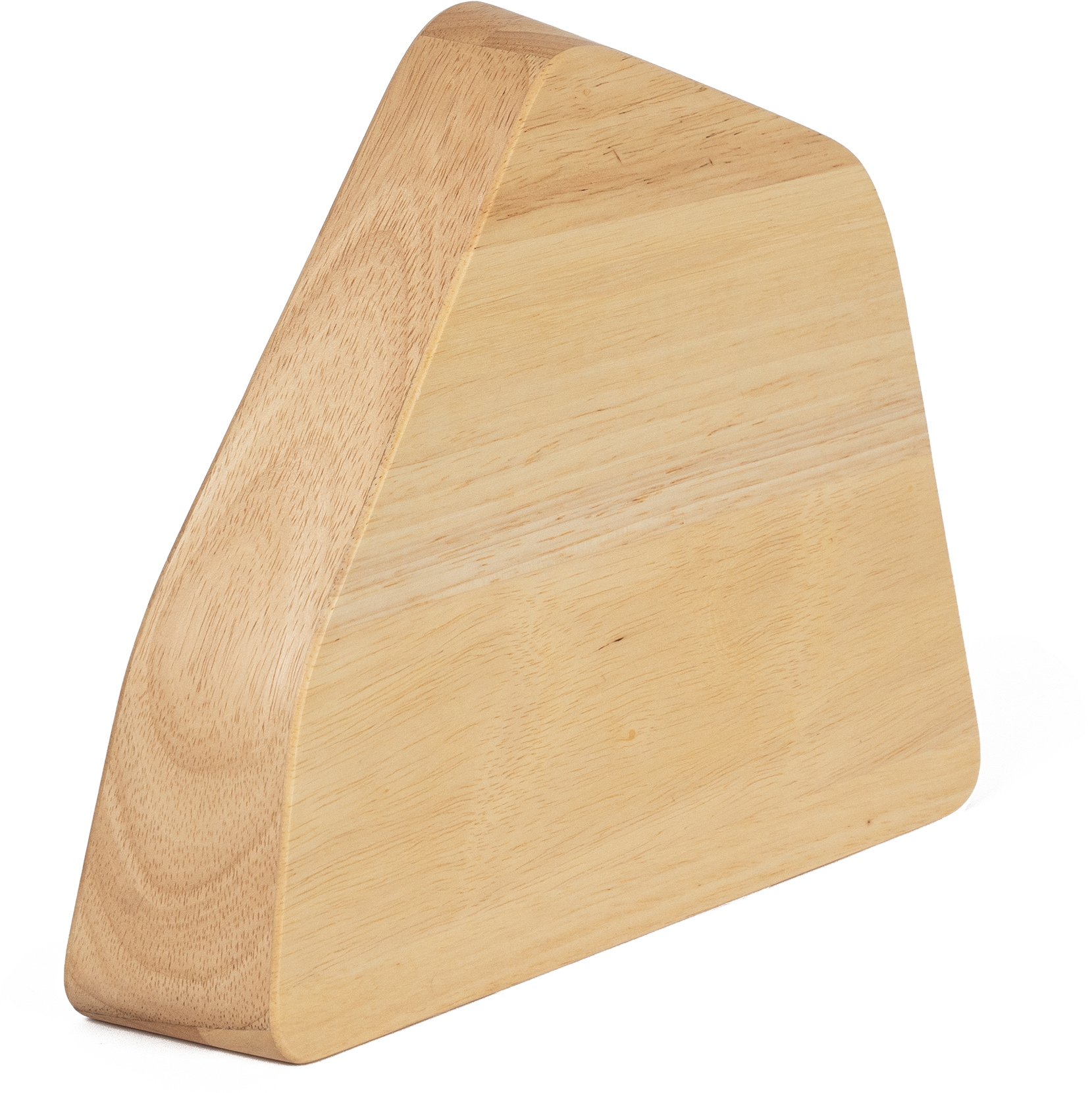 Messerblock CONTINENTA "magnetisch, Gummibaum", beige (natur), B:10cm H:23cm L:28,5cm, Messerblöcke, Messerblock, magnetisch auf einer Seite
