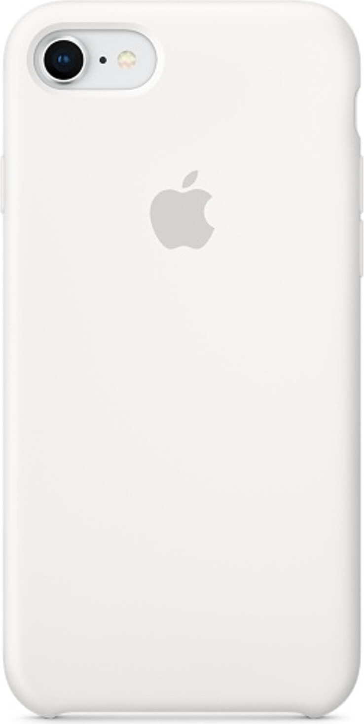Apple Silicone Backcover voor iPhone SE (2022 / 2020), iPhone 8 en iPhone 7 - Wit