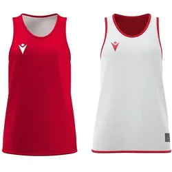 Macron, Damen, Sportshirt, F500, Weiss, Rot