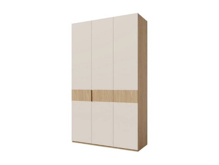 ROYAL24_MARKT Kleiderschrank Soreno Kleiderschrank 135 cm mit 3 Türen und 3 Innenschubladen