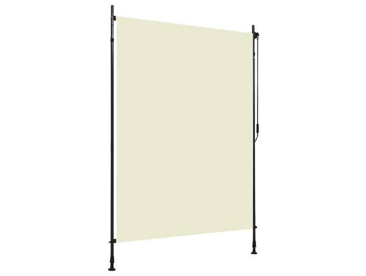 Store roulant d'extérieur 150 x 270 cm, store banne de protection solaire, store de terrasse pour jardin et balcon, crème