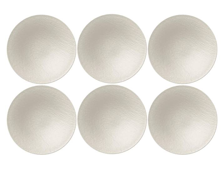 Suppenteller VILLEROY & BOCH Manufacture Rock , weiss (weiß), Ø:29cm, Porzellan, Speiseteller, Suppenteller