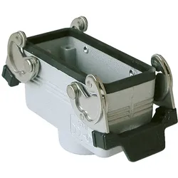 ILME Rechteck-MP 16, Metall-, Tüllengehäuse, 2 Bügel, grau