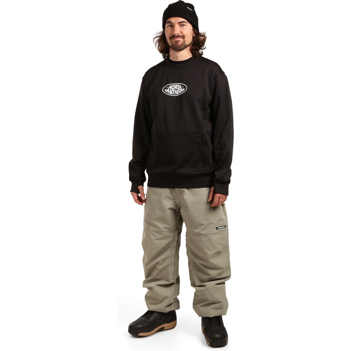 Horsefeathers Morten Sweatshirt black L TM079C-black-L
