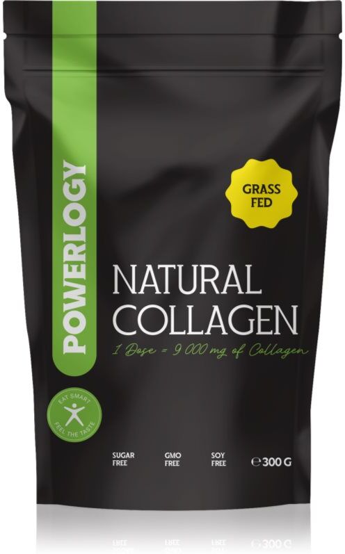 Powerlogy Natural Collagen Kollagen für wunderschöne Haare und Haut 300 g