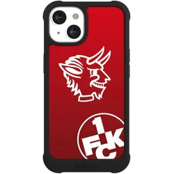 Nivocase Hülle für Apple iPhone 13 Stossfeste Handyhülle NIVOmax Case Schwarz 1. FC Kaiserslautern (Apple iPhone 13), Smartphone Hülle, Schwarz