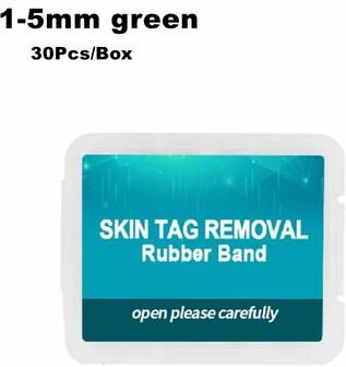 Uplifted Goods Skin Tag Removal Rubber Ring Set For Safe And Painless Application s Green