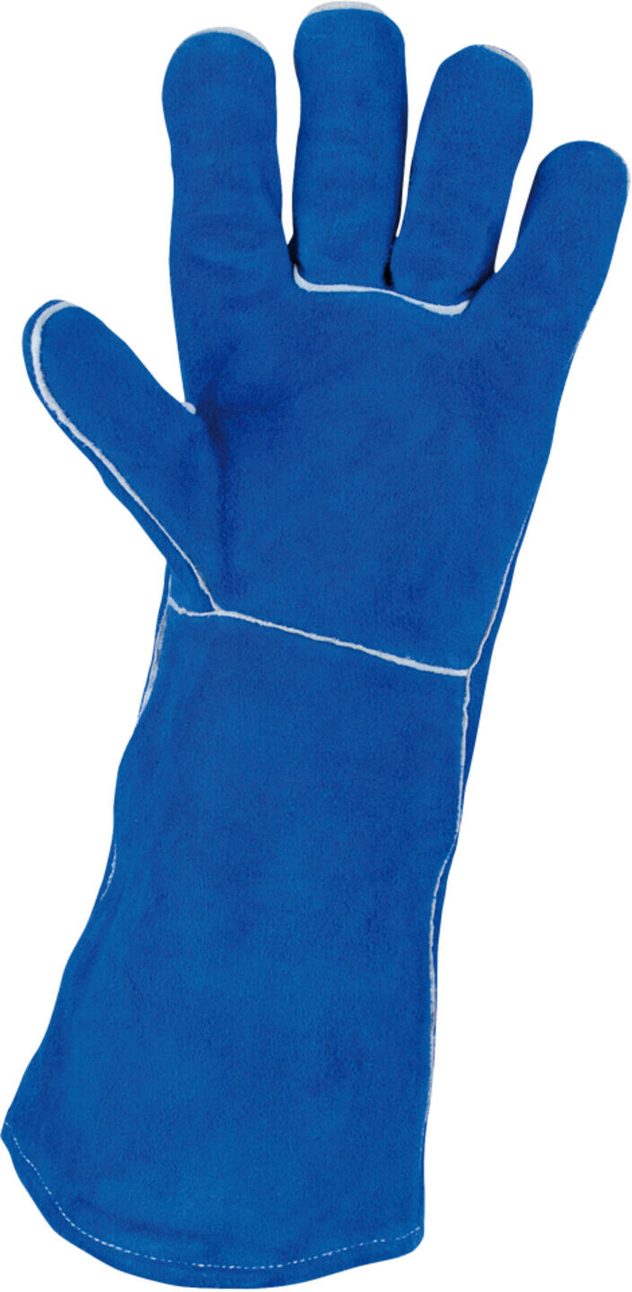 KS Tools Schweißer-Lederhandschuhe lang, M (985.7038)