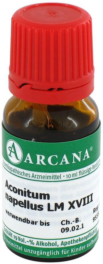 Aconitum Arcana Lm 18 Dilution 10ml