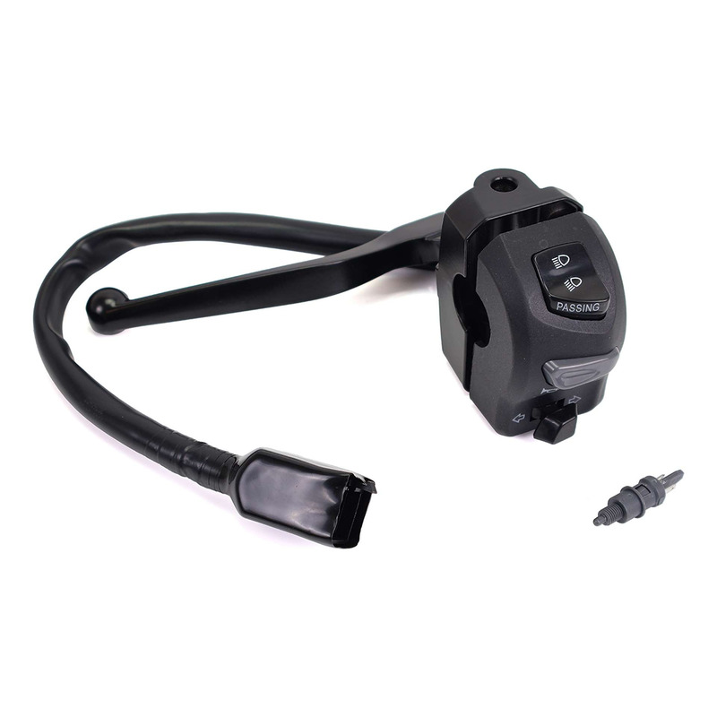 1Tek Origine Commodo complet gauche Peugeot Kisbee 50 - Remplace l'OEM : 803635