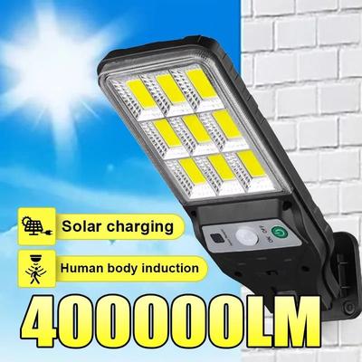 High Performance 400,000LM Solar LED Outdoor Motion Sensor Security Wall & Street Lamp High Performance 400,000LM Solar LED Outdoor Motion Sensor Security Wall & Street Lamp