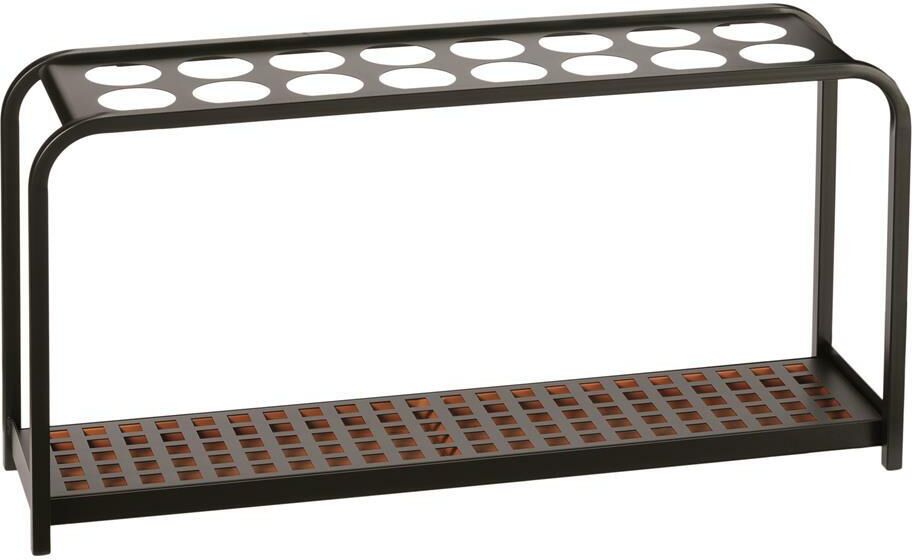 Medial Portaombrelli 16 Posti 102 x 26 cm Nero