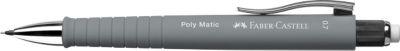 Faber-Castell Druckbleistift Poly Matic, Minenstärke 0,7 mm, nachfüllbar, grau