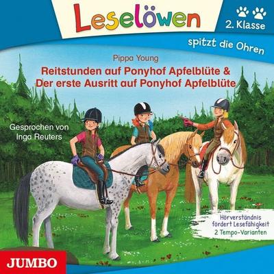 Reitstunden auf Ponyhof Apfelblüte & Der erste Ausritt auf Ponyhof Apfelblüte - Pippa Young, Audio, 4064067249570