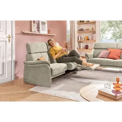 Segmüller Werkstätten Sofa 2-Sitzer klein Elsa01 Stoff Silver