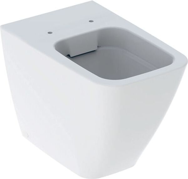 Geberit iCon Square Stand-Tiefspül-WC 211910000 35x56cm, wandbündig, geschlossenen, rimfree, weiß