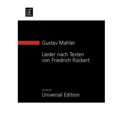 Mahler, G: Lieder nach Texten von Friedrich Rückert -