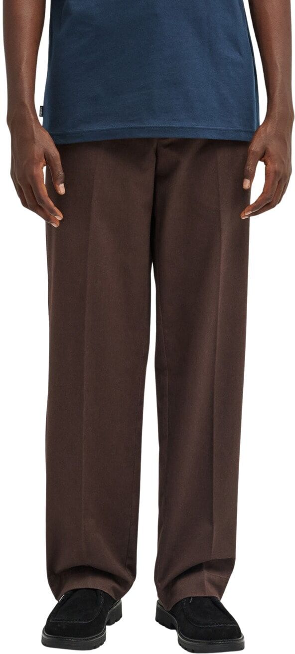 Chinos ELEMENT "Relax Work", Herren, Gr. 30S, Normalgrößen, braun (java), Obermaterial: 60% Baumwolle, 40% Polyester., Hosen Chinos