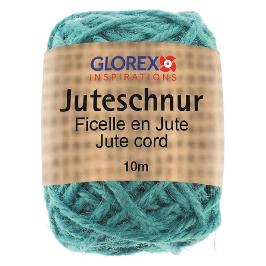 Glorex Juteschnur 10m türkis (10 m) (21966465)