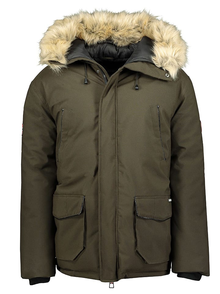 Geographical Norway Parka "Claude" in Khaki - M