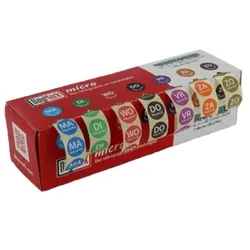 700 `Day Mark` Etiketten farbig `Rinse Mark` 7-Tage MICRO im Kartonspender, abwaschbar, NL Version
