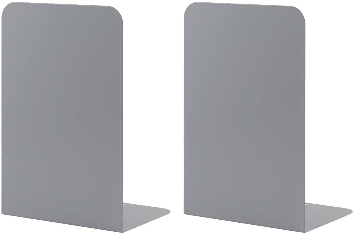 Dailygoods Robuuste Boekensteun Set - Antislip Boekenplankhouder van Metaal