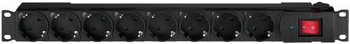 Monacor Rack-Steckdosenleiste RCS-18 1 HE