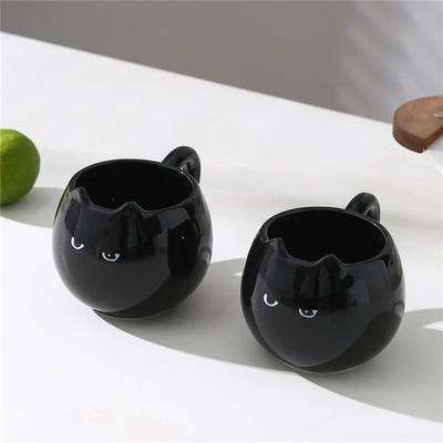 Uplift Picks Cat Ceramic Mug Cute Coffee Cup 380ml Cat Shaped Cup Cat Ceramic Mug Cute Coffee Cup 380ml Cat Shaped Cup