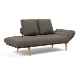 INNOVATION LIVING Schlafsofa Rollo Bow Stoff Dark Grey