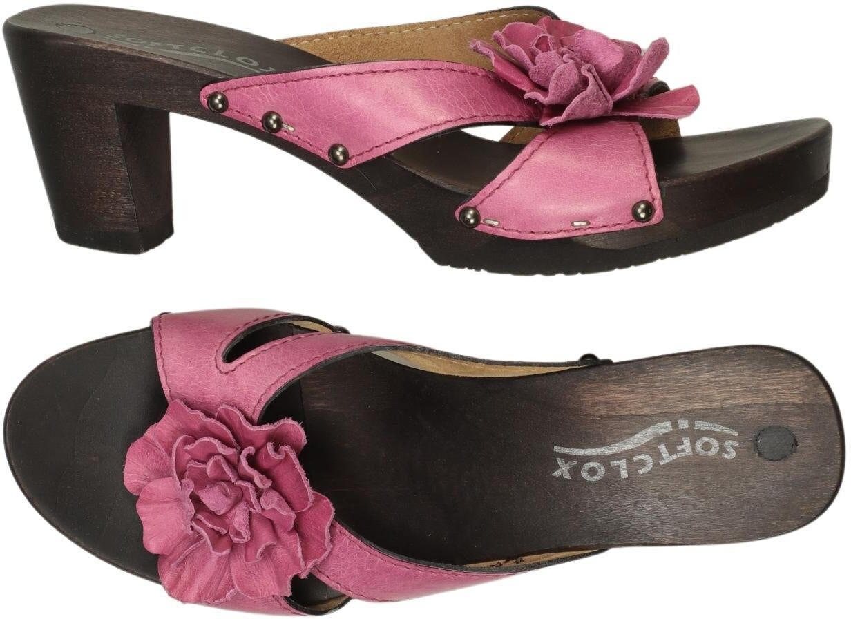 Softclox Damen Sandalen, Pink, Gr. EU 38, Leder - Second Hand