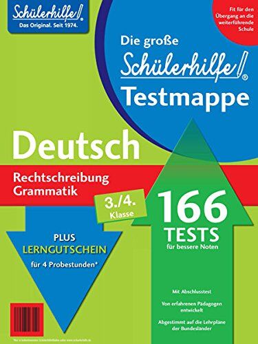 Testmappe Deutsch Rechtschreibung/Grammatik (Kl. 3.-4.) - Preis vom 17.10.2026 19:25:27 h