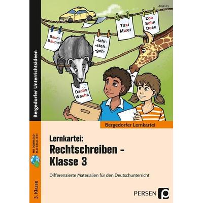 Lernkartei: Rechtschreiben - Klasse 3, Set von Anja Ley, Persen Verlag in der AAP Lehrerwelt GmbH, 978-3-403-20341-4