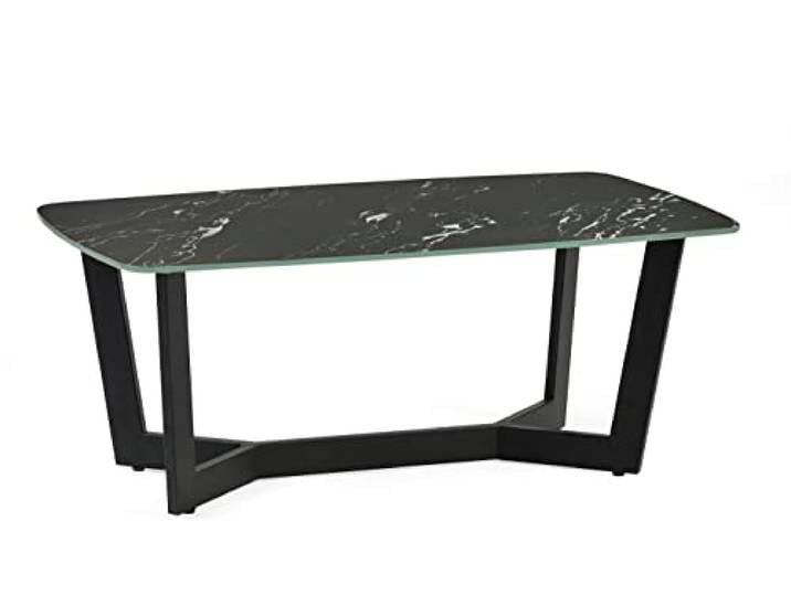 Julian Bowen Olympus Couchtisch, Schwarze Marmoroptik