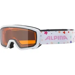 ALPINA Kinder Skibrille/Snowbaordbrille "Scarabeo JR DH", Größe ONE SIZE in Weiß 154