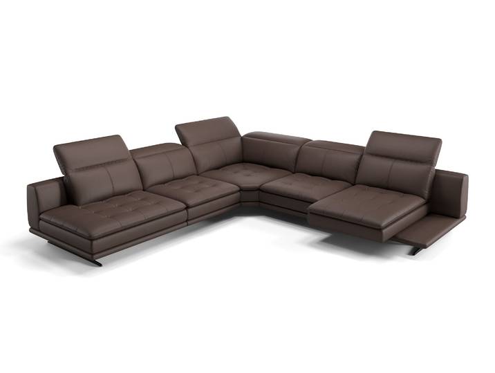 Leder Ecksofa NIZZA Eckgarnitur mit Sitzfunktion Bigsofa