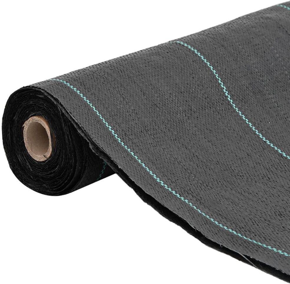 vidaXL Membrane anti-mauvaises herbes noir 0,5x150 m PP